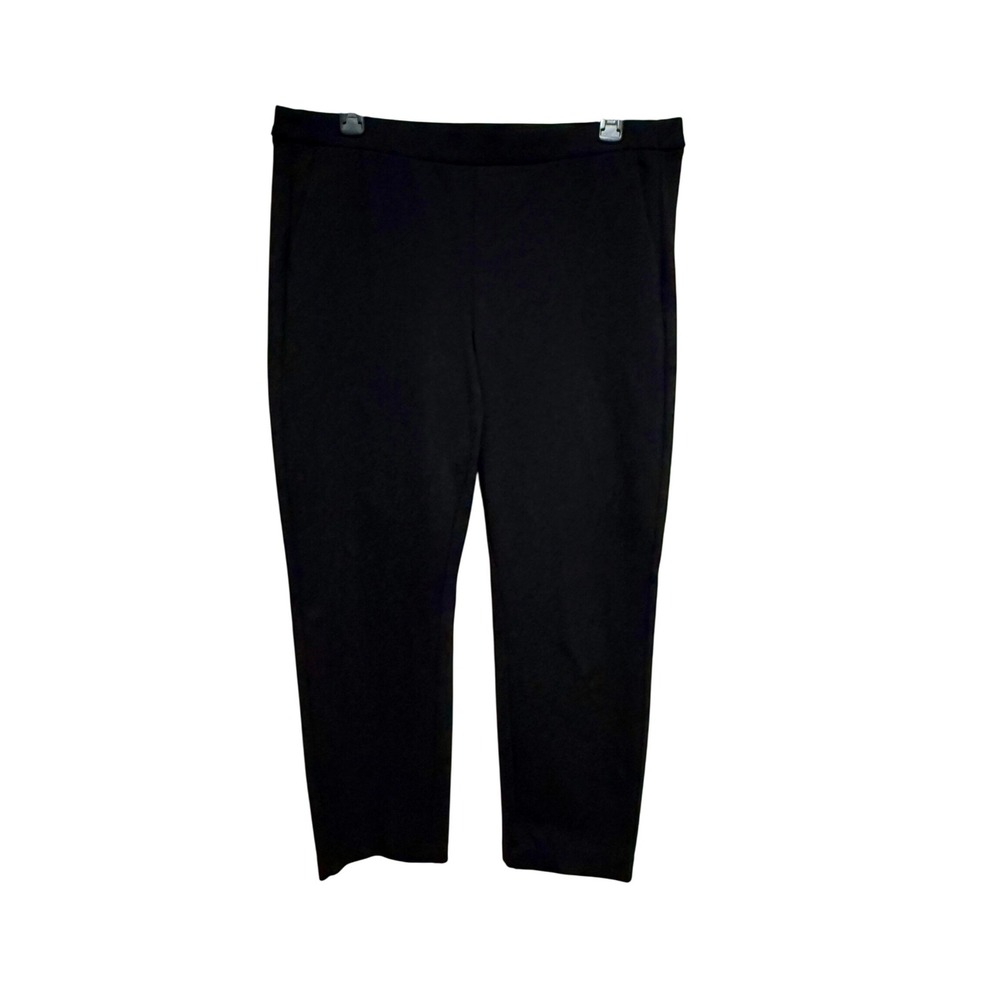LVPL Black Cropped Career Pants Size‎ 10/30 Work Office Stretch